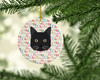 Chantilly Tiffany Cat Christmas Ceramic Ornament WDK2316 product image at NuMercy 2