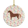 Hannoverian Horse Christmas Ceramic Ornament product image at NuMercy