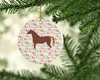 Hannoverian Horse Christmas Ceramic Ornament product image at NuMercy 2
