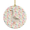 Steinbacher Goose Christmas Ceramic Ornament product image at NuMercy