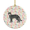 Tricolour Aegean Cat Christmas Ceramic Ornament WDK2471 product image at NuMercy