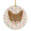 Australian Mist Cat Christmas Ceramic Ornament WDK2303 product image at NuMercy