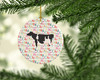 Holstein Cow Christmas Ceramic Ornament product image at NuMercy 2