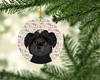 Shih-Tzu Black Christmas Ceramic Ornament product image at NuMercy 2