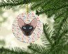 Oriental Bicolor Cat Christmas Ceramic Ornament WDK2358 product image at NuMercy 2