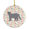 Scottish Fold #1 Cat Christmas Ceramic Ornament product image at NuMercy