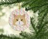 Oregon Rex Cat Christmas Ceramic Ornament WDK2357 product image at NuMercy 2