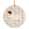 Boer Goat Christmas Ceramic Ornament product image at NuMercy