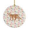 Devon Rex #3 Cat Christmas Ceramic Ornament WDK2526 product image at NuMercy