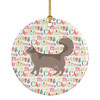 Somali #2 Cat Christmas Ceramic Ornament product image at NuMercy