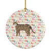 Dragon Li #2 Cat Christmas Ceramic Ornament product image at NuMercy