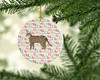 Dragon Li #2 Cat Christmas Ceramic Ornament product image at NuMercy 2