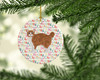 Manx #2 Cat Christmas Ceramic Ornament product image at NuMercy 2