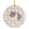 South African Hamster Christmas Ceramic Ornament product image at NuMercy
