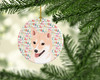 Shiba Inu Cream #2 Christmas Ceramic Ornament product image at NuMercy 2