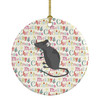 Satin Mouse Christmas Ceramic Ornament product image at NuMercy