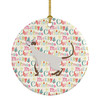 Colorpoint Shorthair Cat Christmas Ceramic Ornament WDK2517 product image at NuMercy