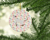 Colorpoint Shorthair Cat Christmas Ceramic Ornament WDK2517 product image at NuMercy 2