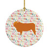 Highland Cow Christmas Ceramic Ornament product image at NuMercy