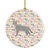 Egyptian Mau Cat Christmas Ceramic Ornament WDK2537 product image at NuMercy