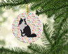 Ragamuffin Cat Christmas Ceramic Ornament WDK2444 product image at NuMercy 2