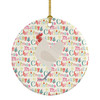 German Langshan Chicken Christmas Ceramic Ornament product image at NuMercy
