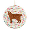 American Bobtail #2 Cat Christmas Ceramic Ornament product image at NuMercy