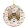 Dragon Li Cat Christmas Ceramic Ornament WDK2329 product image at NuMercy