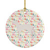 Balinese #2 Cat Christmas Ceramic Ornament product image at NuMercy