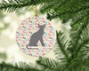 Oriental Shorthair Cat Christmas Ceramic Ornament WDK2440 product image at NuMercy 2
