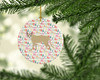 Singapura Cat Christmas Ceramic Ornament WDK2639 product image at NuMercy 2