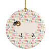 Scottish Blackface Sheep Christmas Ceramic Ornament product image at NuMercy