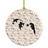 Cyldesdale Horse Christmas Ceramic Ornament product image at NuMercy