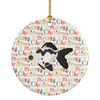 Telescope Eye Goldfish Christmas Ceramic Ornament product image at NuMercy