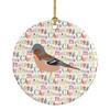 Finch Christmas Ceramic Ornament product image at NuMercy