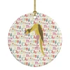 Jibso Canary Christmas Ceramic Ornament product image at NuMercy