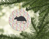 Black Rat Christmas Ceramic Ornament product image at NuMercy 2