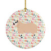 Kerry Hill Sheep Christmas Ceramic Ornament product image at 