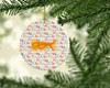 Bubble Eyed Goldfish Christmas Ceramic Ornament product image at NuMercy 2