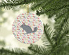 Foggy Chinchilla Christmas Ceramic Ornament product image at NuMercy 2