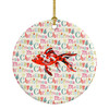 Shubunkin Goldfish Christmas Ceramic Ornament product image at NuMercy