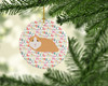 American Guinea Pig Christmas Ceramic Ornament product image at NuMercy 2