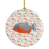 Piranha Christmas Ceramic Ornament product image at NuMercy