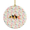 Clown Loach Fish Christmas Ceramic Ornament product image at NuMercy