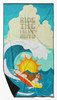 Surfer Dog Blenheim Cavalier Spaniel Premium Beach Towel Oversized product image at NuMercy