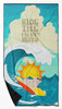 Surfer Dog White Pekingese Premium Beach Towel Oversized product image at NuMercy