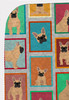 Lots of Fawn French Bulldog Artwork Pattern Quilted Throw Blanket 50" x 60" product image at NuMercy 5