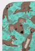 Fawn Italian Greyhound Artwork Pattern Quilted Throw Blanket 50" x 60" product image at NuMercy 5