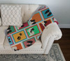 Lots of Black and Whtie Papillon Artwork Pattern Quilted Throw Blanket 50" x 60" product image at NuMercy 3
