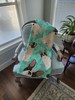 Black and White French Bulldog Artwork Pattern Quilted Throw Blanket 50" x 60" product image at NuMercy 4